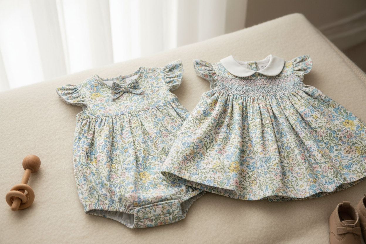 It’s related to baby wear and liberty London fabrics 